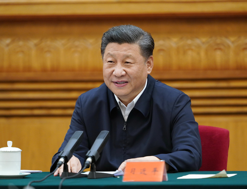 7月21日，中共中央總書記、國(guó)家主席、中央軍委主席習(xí)近平在京主持召開企業(yè)家座談會(huì)并發(fā)表重要講話。新華社記者 岳月偉 攝
